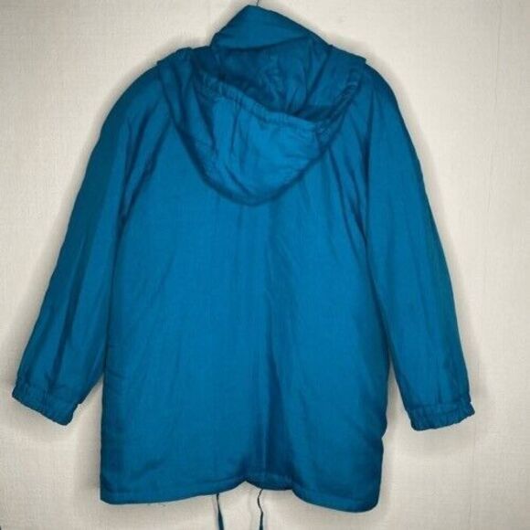 VTG 80s Winter Club Unisex Adult Size M Full Zip Down Puffer Winter Ski Jacket - Picture 7 of 10